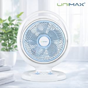 유니맥스 UMF-B711 탁상용선풍기 박스팬 좌석용 좌우회전