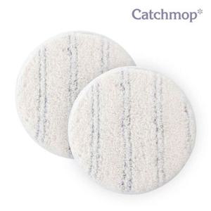 [캐치맙] 원형 물걸레 청소기용 패드 2P (14cm 호환형)