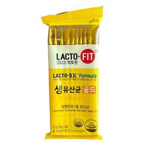 종근당건강 락토핏 생유산균 골드 2g x 10포 1개 / 써클