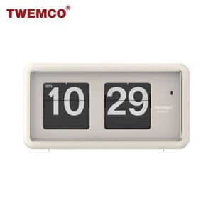 QT-30 (베이지) 플립 탁상시계 벽시계 겸용