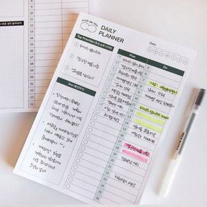 타임박스 플래너 타임 트래커 일론머스크 계획표 A5 100매 투두리스트 하루 시간 별