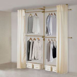 왕자 프리미엄 우드4단커텐행거