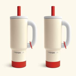 [APP전용] 1+1 프라데라 1.2L 40oz 퀜처 대용량 손잡이 보온보냉 텀블러