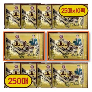 국산 산삼 파스 건강패드 25매 10팩 붙이는 건강 파스 대용량 총250매