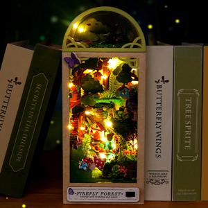 [DIY]북엔드 책꽂이 미니어처 동화마을 - 반딧불 숲