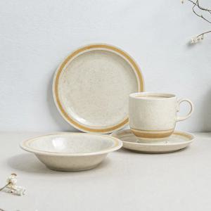 노블 빈티지 레트로 카페 브런치 1인세트 3P (4 color)