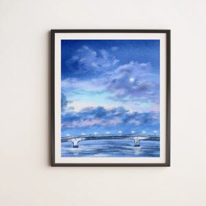 비온 후 바다 여행 포스터