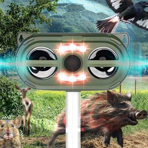 태양광 초음파 퇴치기 야생동물 멧돼지 고라니 쥐 두더지 조류 뱀 까마귀 새 퇴치 파수꾼
