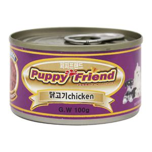 강아지캔 습식간식 100g 닭고기