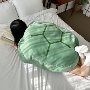 거북이 등껍질 쿠션 100cm/120cm 입는 베개 등딱지 인형 쓸데없는선물 등쿠션