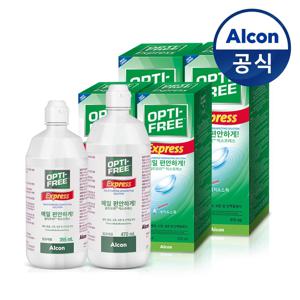 렌즈세척액 익스프레스 470ml*2개+355ml*2개