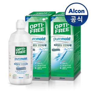 렌즈세척액 퓨어모이스트 300ml*2개