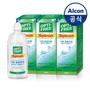 렌즈세척액 리플레니시 420ml*3개