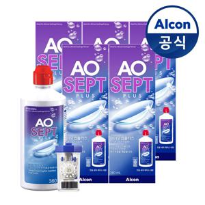 알콘 에이오셉 플러스 360ml*5개 하드렌즈 드림렌즈 세척액