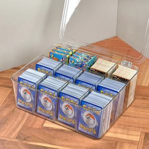 3천장 대용량 포토카드 수납함 12칸 아크릴정리함 칸막이 포켓몬 다꾸 도무송 케이스