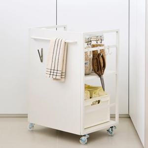 재크 히든 수납 트롤리 바퀴 이동형 카트