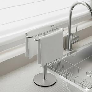 스텐304 행주건조대 주방 싱크대 행주 걸이 수세미 수건 거치대 꽂이 수납