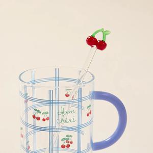 베리가든 유리 머들러 스틱20cm 체리