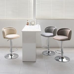 로몬드 바텐 철제 패브릭 높낮이 조절 바체어 아일랜드 식탁의자 바 테이블 카페 의자