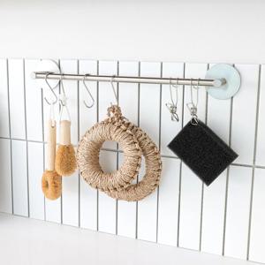 무타공 욕실 수건걸이 다용도 걸이 40cm