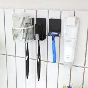 무타공 스텐304 바스 칫솔 꽂이 양치컵 걸이 홀더 거치대