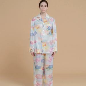 선버스트 실크 파자마 & 파우치