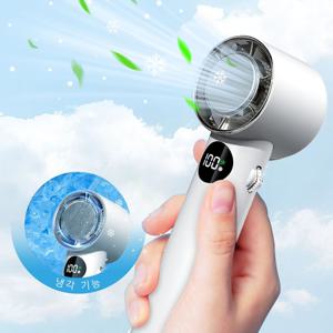 냉각 손풍기 에어컨 미니 핸디 휴대용 탁상용 쿨링 선풍기 C타입 저소음 100단 손풍기