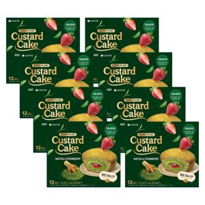 카스타드 Cake 말차&딸기 288g x8개
