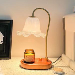 [해외] 북유럽 유리 캔들워머 빛조절 캔들 램프 무드등 조명 집들이선물