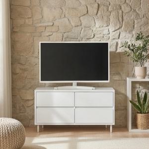 흰색 2단 수납장 거실 티비다이 서랍장 TV장 800 BHNHZ