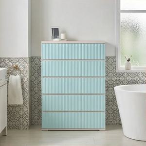 5단 서랍장 옷수납장 아기서랍장 파스텔톤 800 BHQLJ