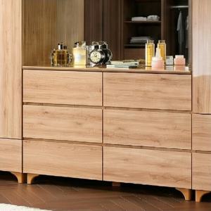 원목 서랍장 와이드 수납장 3단 5단 옷서랍장 엔틱 BHHHR