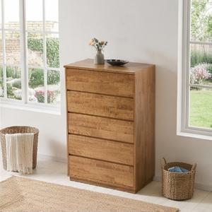원목 5단 서랍장 수납장 옷 우드 옷서랍장 BHSBJ