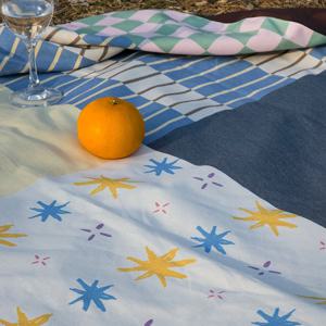 위캔드패치워크 피크닉매트 단면방수 휴대용 경량 감성 대형 돗자리 비치매트 나들이 소풍