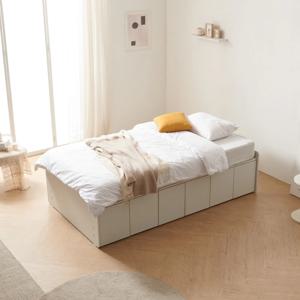 하부수납 공간절약 헤드리스 심플 침대 SS P0000BYO