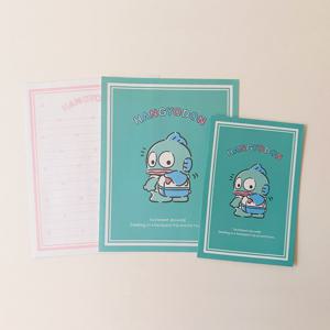 산리오 한교동 교동이 편지지 볼펜 떡메모지 문구 3종