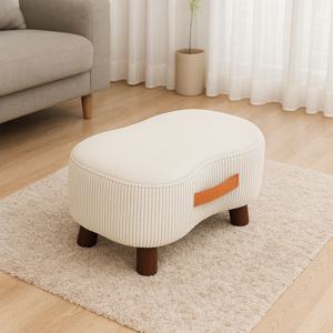 손잡이 달린 이동식 발받침의자 다용도 풋스툴 휴식 보조의자 소파 컴퓨터 발받침 간이 발판