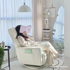 [리퍼]릴라 가죽 리클라이너 회전 1인소파