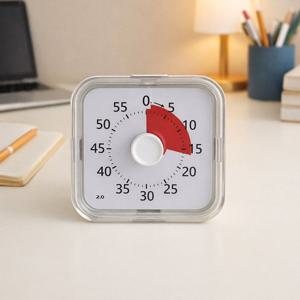 무소음 아날로그 공부 타이머 학습 알람시계 DD-13405