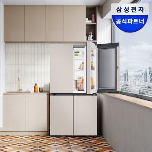 비스포크 AI 냉장고 4도어 902L 1등급 RM70F90M1GD