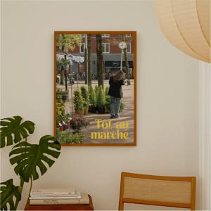 감성 꽃포스터 빈티지 유럽풍경 인테리어포스터 액자 Tot Marche