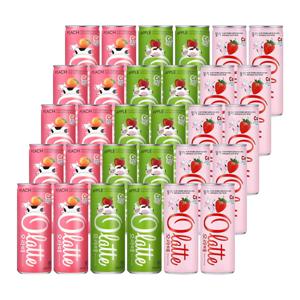 오라떼 240ml 피치 + 애플 + 딸기 혼합 30입