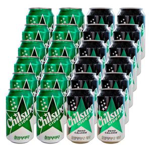 355ml (업소용)칠성사이다제로+칠성사이다 혼합 24입