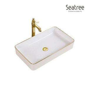 씨트리 탑볼형카운터 욕실 화장실 사각 세면기 세면대 ST-L8427GL