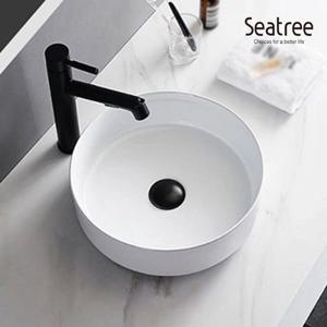 씨트리 미니 탑볼형카운터 욕실 화장실 원형 세면기 세면대 ST-L499