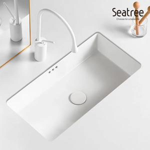 씨트리 매립형 언더볼카운터 욕실 화장실 사각 세면기 세면대 ST-L3028U