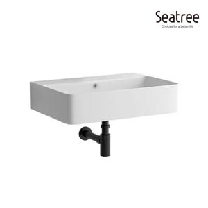 씨트리 벽걸이형 욕실 화장실 사각 세면기 세면대 ST-L7051P-A