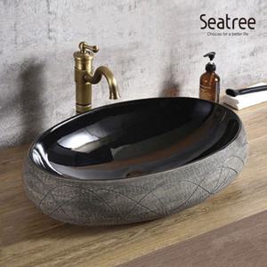 씨트리 탑볼형카운터 욕실 화장실 타원형 세면기 세면대 ST-854-A