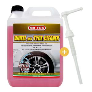 휠 분진, 타이어 갈변 세정제 휠앤타이어 클리너 4.5L