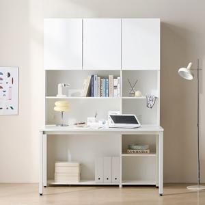 E0자재 HM2051 심플 책장책상세트 6단 1400-DVX